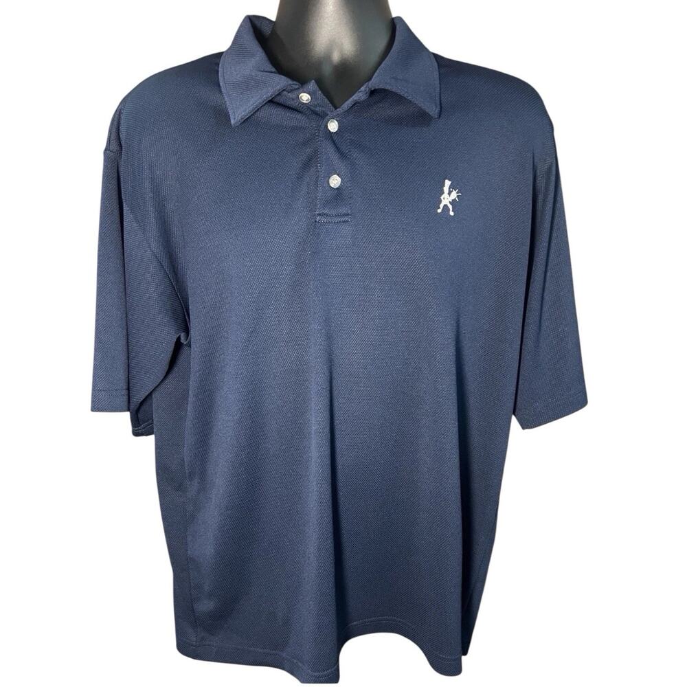 Balle de Match Men’s Polo Shirt VIP Dry Navy‎ Tennis Logo Size Small
